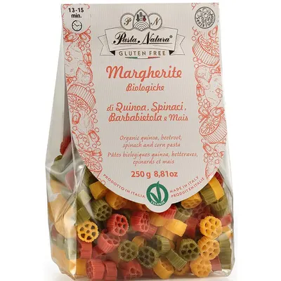 Paste margarete tricolore bio 250g Pasta Natura