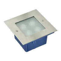 Spot Led de Pardoseala Grf001/t2 Smd 1w 3000k Ip65 Gri