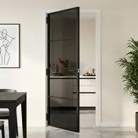 vidaXL Ușă de interior 83 x 201,5 cm Sticlă Temperată și Aluminiu