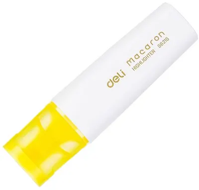 Marcator text Deli Macaron - ES621S, galben pastel