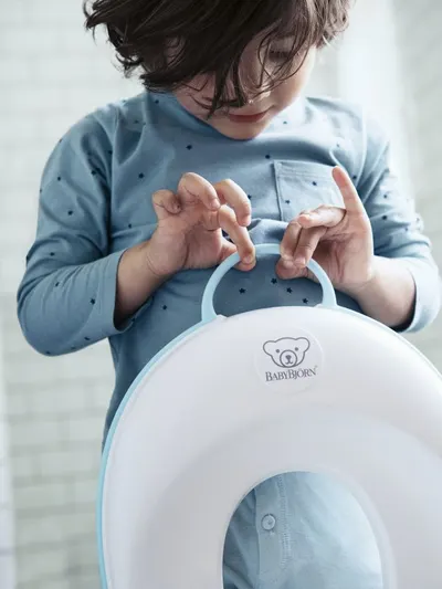 Reductor pentru toaleta Toilet Training Seat WhiteTurquoise