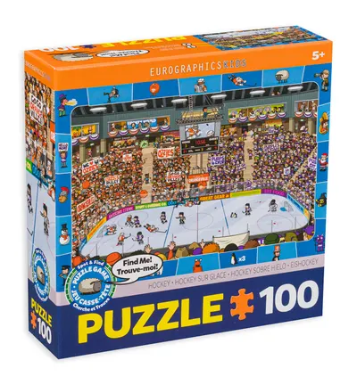 Puzzle-ghicitoare Eurographics din 100 de piese - Hochei
