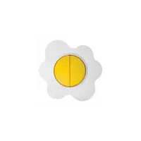 Comutator 16a alb-galben floare