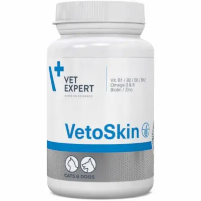 Supliment pentru caini pisici VetoSkin Twist Off 90 capsule