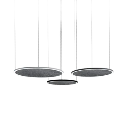Panou Acustic Led Ring 35w 4000k D600mm Alb