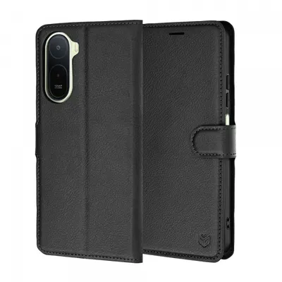 Husa pentru Xiaomi Redmi A7 Pro 4G, Techsuit, Leather Folio, Neagra