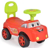 Mașină de împins Moni Toys - Keep Riding, roșie