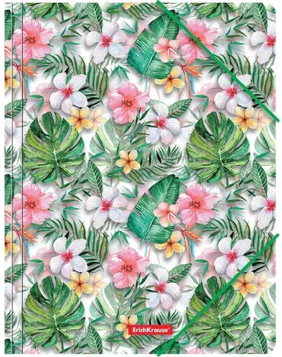 Dosar cu elastic Erich Krause - Tropical Nature, A4