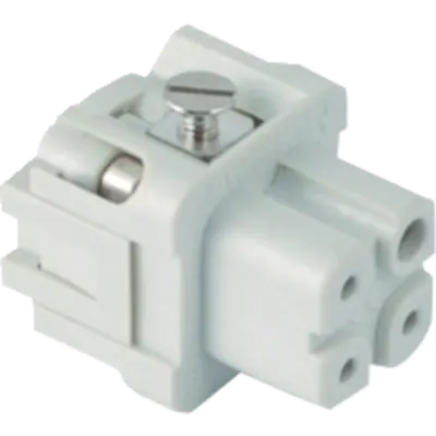 Contector industrial Mama - 21X21 - 3P + E 10A 250V / 4kV / 3 - ȘURUB CONNECTION - GRI