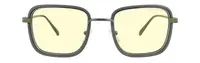 Ochelari de gaming Gunnar - Fallout Vault 33, gri închis/olive, chihlimbar