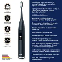 Periuta de dinti electrica sonica Midnight Ink Green Planet SC50 Beurer
