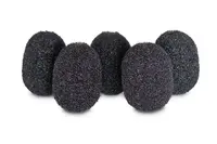 Rycote spuma protectie lavaliera negru set 5 buc - Default Title