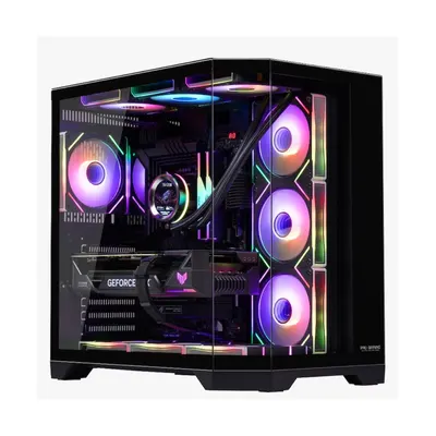 Carcasa Noua Pro Gaming Banshee BLACK, Cube Tower, ATX, fara sursa, 7x ARGB FAN, Controller PWM ARGB