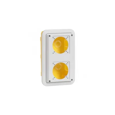 Flush doza montaj P17 - IP55 - pentru 2 Panou montaj prizas inclinata