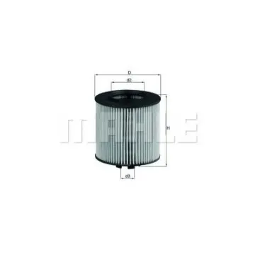 Filtru ulei MAHLE ORIGINAL OX 341D