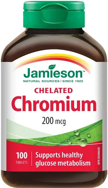 Crom, 200 mcg, 100 tablete, Jamieson