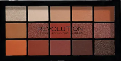Makeup Revolution Reloaded - Paletă de farduri Iconic Fever, 15 culori