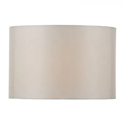 Abajur Oleana Ivory Faux Silk Drum 28cm