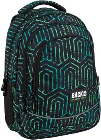 Ghiozdan școlar BackUp X - Antique Green, cu 3 compartimente