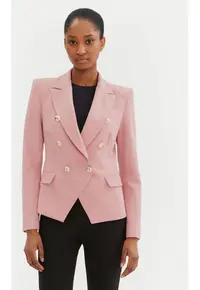 Sacou dama - 305264961 - Poliester - Roz - Roz