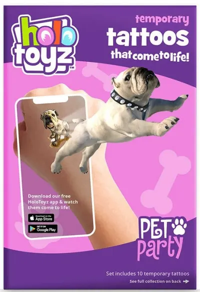 Tatuaje temporare HoloToyz Augmented Reality - Animale de companie