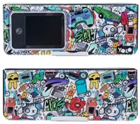 Penar școlar retro YOLO Graffitti Wall - Cu placă electronică LCD