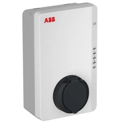 Statie de Incarcare Masini Electrice ABB Terra 6AGC082154, 22 kW, Priza Type 2 cu Obturator, Trifazata 32A, RFID, 4G, IP54