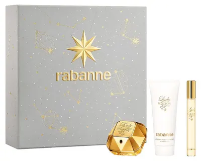 Paco Rabanne Lady Million Set - Apă de parfum, 50 și 10 ml + Loțiune, 100 ml