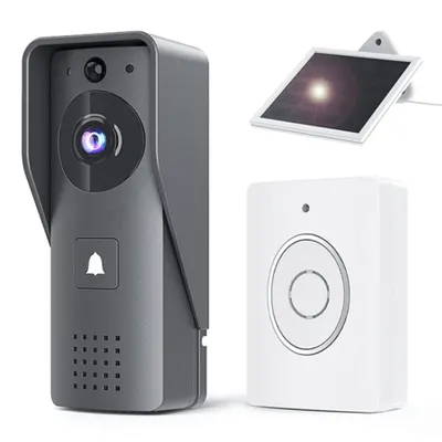 El-Ip09 Solar Photo Doorbell Camera + Chime Set