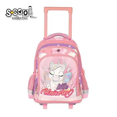 Ghiozdan trolley, Little Unicorn, 38x29x14 cm, S-Cool