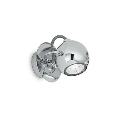 Aplica Lunare 1 bec, dulie GU10, D:115 mm, H:145 mm, Crom
