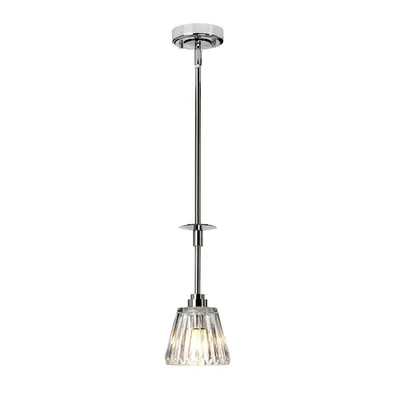 Lampa suspendata Agatha 1 Light Pendant – Polished Chrome