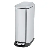 Coș de gunoi argintiu cu pedală din oțel inoxidabil 20 l Design – Wenko