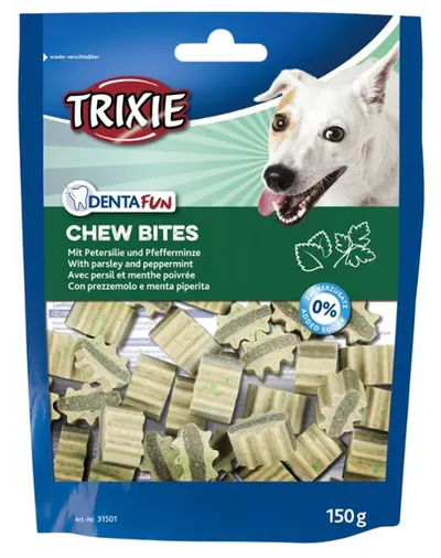 TRIXIE Recompense Denta Fun Chew Bites cu pătrunjel și mentă 150 g
