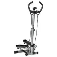 Stepper ghidon reglabil, cu 2 pistoane hidraulice, Monitor LCD, manere moi 55x53x118-128cm, negru HOMCOM | Aosom Romania