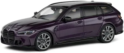 Model de colecție SOLIDO Modern: Mașini - BMW G81 M3 Touring (Purple) (2023)