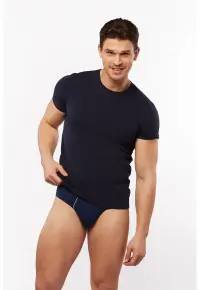 Tricou maneca scurta TB01 - - Bleumarin