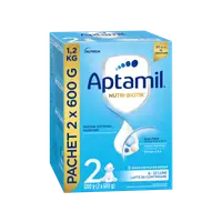Lapte de continuare pentru 6-12 luni NUTRI-BIOTIK 2, 1200g, Aptamil
