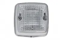 Lumina delimitare stanga dreapta; alb; C5W Halogen; inaltime 51; latime 84; adancime 84; surub fixare orizontala fixare verticala; 12 24V potrivit JOHN DEERE 1040, 1040F, 1040V, 1120, 1140, 1140F, 114