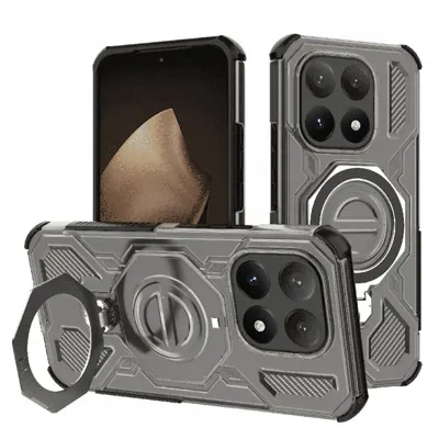Husa pentru Xiaomi 15T, Techsuit, Carbon Shield Pro, Fumurie