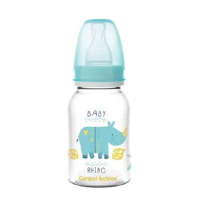 Biberon cu gat ingust PP Africa, 120ml, Canpol Babies