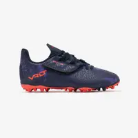Ghete de fotbal scratch Viralto I easy MG/AG Albastru Copii