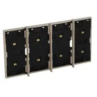 Rama electrificata pentru doze de 3 module pentru instalarea a pana la 4 comenzi ref. KM8100