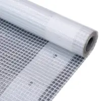 vidaXL Prelată Leno 260 g/m², alb, 2 x 5 m