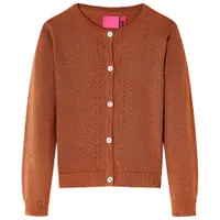 Gossi cardigan tricotat pentru copii, coniac, 92