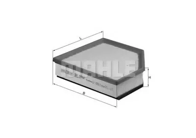 Filtru aer MAHLE ORIGINAL LX 1593 2