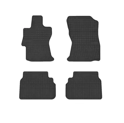 Set covorase auto din cauciuc Subaru Impreza 2018- prezent, presuri FROGUM, Negru