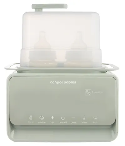 Incalzitor biberoane si sterilizator cu termostat si lampa de veghe 12/218, 1 bucata, Canpol babies