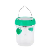 Capcană solară pentru insecte, cu LED, 7x9 cm, culoare verde