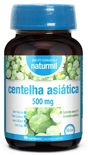 Gotu Kola, 500 mg, 90 comprimate, Naturmil